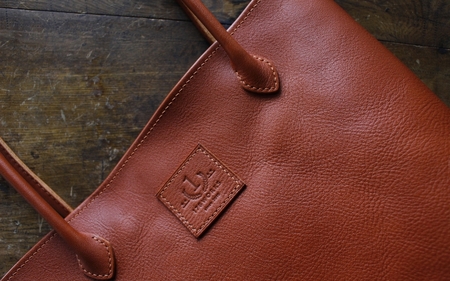 本革 手縫い の トートバッグ【work0002】