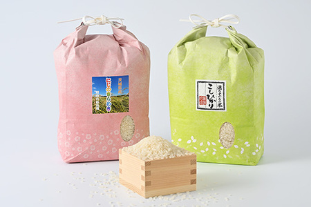 【令和7年産】食べ比べ　にじのきらめき・コシヒカリ 合計4kg【荒川アグリ】｜米 コメ こめ ごはん ご飯 ゴハン 白飯 単一米 国産 コシヒカリ こしひかり にじのきらめき にじきら 4kg 茨城県 古河市 着日指定可 ※2025年10月上旬頃より順次発送予定 _DH05