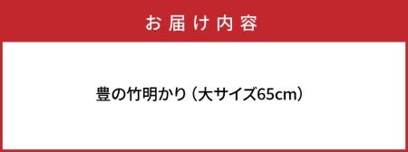 くにさき六郷舎の豊の竹明り（大サイズ）・通 _29002I