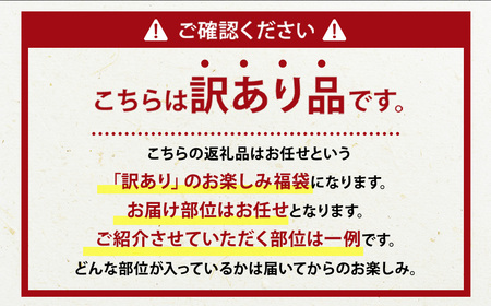 【訳あり】なにわ黒牛 黒毛和牛 お楽しみ福袋 (1.0kg前後 詰め合わせ)