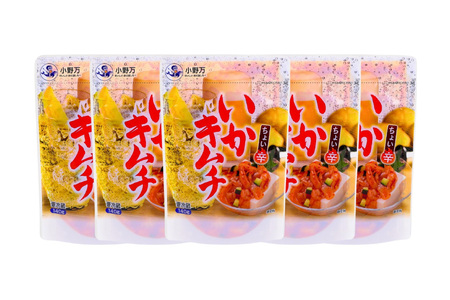 いかキムチ 140g 5個セット [小野万 宮城県 気仙沼市 20565713]