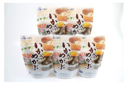 いか入りめかぶ 170g 5個セット [小野万 宮城県 気仙沼市 20564620]