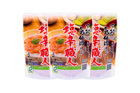 いか塩辛 塩辛職人 140g 3個セット [小野万 宮城県 気仙沼市 20565703]