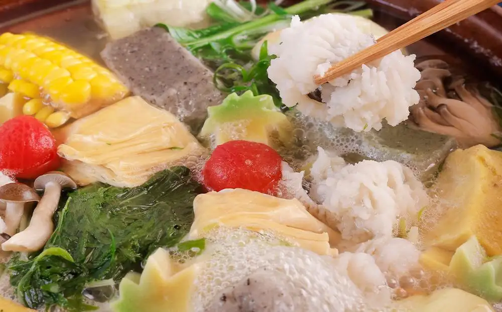 【京料理かじ】《11/30まで》京風鱧しゃぶ鍋(2人前)