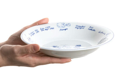 【美濃焼】パリの暮らし カレー皿 5点 セット【山正各務陶器】550902　食器 プレート 皿 鉢 ボウル カレー皿 パスタ皿 サラダ 白 オフ ホワイト ギフト 送料無料[MFW009]