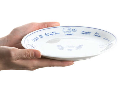 【美濃焼】パリの暮らし ケーキ皿 5点 セット【山正各務陶器】630901　食器 プレート 皿 ケーキ皿 デザート サラダ 白 オフ ホワイト かわいい ギフト 送料無料[MFW010]