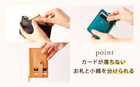 【ブラック×ブラック】レザー スマートフォン 用 サコッシュ＆コインケース [OBG014_01]レザーケース