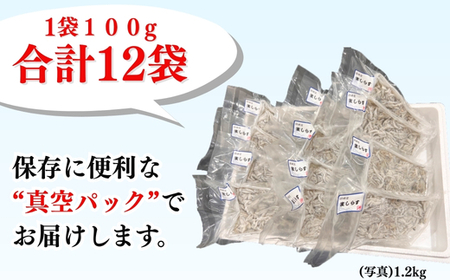 生しらす お刺身 1.2kg 小分け 岬だより 生しらす刺し身