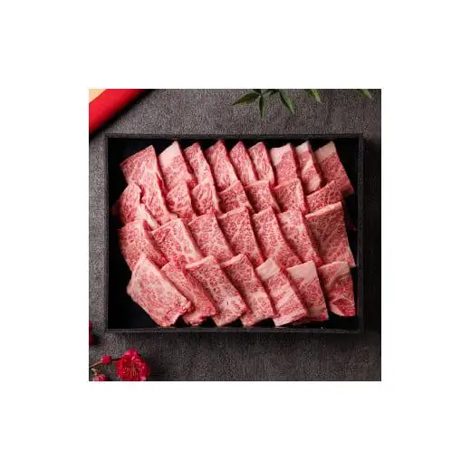 【和牛セレブ】神戸牛肩ロース焼肉切り落とし400g【黒折箱入り】[971]