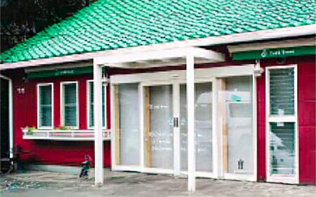 長崎 サギ型 花瓶 1個 (ブルー) / 三彩焼 伝統工芸品 贈答用 長崎県 / 大村市 / 社会福祉法人三彩の里[ACZD003]