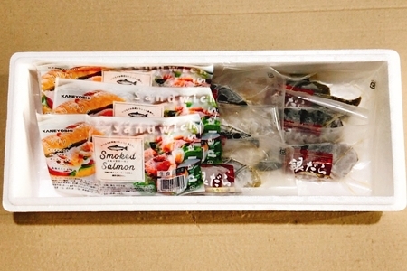 スモークサーモン2～4P(計500g)＆銀だらみりん漬け1切(約80g)×10P B-09091