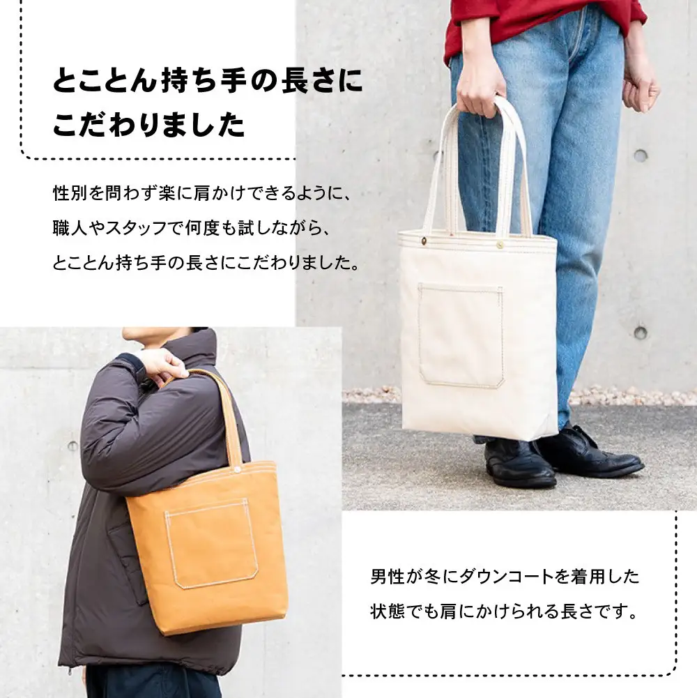 一澤信三郎帆布】綿帆布製手さげかばん No.117 紺｜京都 東山 帆布