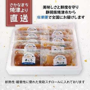 a10-980　まぐろ＆かじきの和風ダレ漬丼の具セット10P入