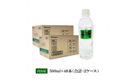 【CF-R5tka】　四万十の純天然水 500ml×48本 合計2ケース 