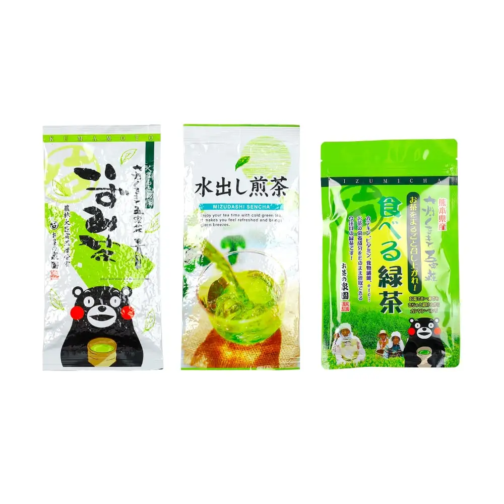 いずみ茶 水出し煎茶 食べるお茶 3点セット 各100g 計300g
