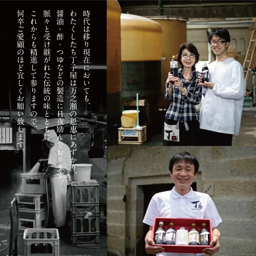 【創業享保20年の老舗醤油屋】丁子屋のかごしま醤油 詰め合わせ（4種） 6本セット 調味料 醤油 酢 お酢 鹿児島 南さつま市