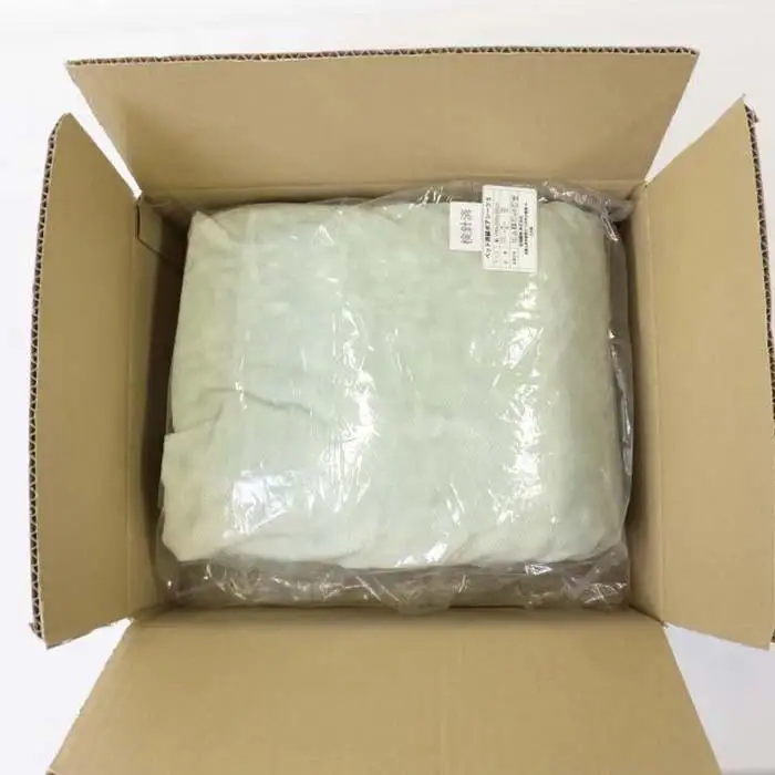 【グリーン】シール織 綿ボアBOX(ベッド用）シーツ 松岡織物株式会社