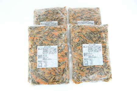 数の子入り 松前漬 4kg（1kg×4p）冷凍 [小野万 宮城県 気仙沼市 20564651]