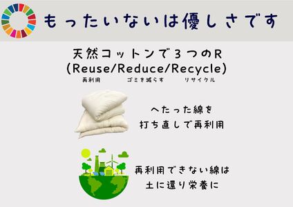 極上純綿もめん布団「掛敷ふとんセット」（赤色）掛け1枚、敷き1枚【CW04W】