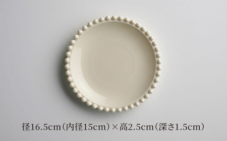 【美濃焼】ティアラ ティーカップ＆ソーサー アイボリー 2客セット【Primitive陶舎花＊花】食器 皿 コーヒーカップ プレート ティータイム 写真映え 洋風 ヨーロッパ風 カフェ風 かわいい おしゃれ [MFZ013]