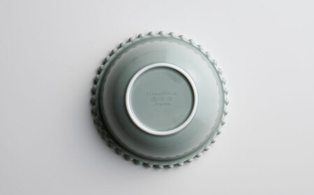 【美濃焼】ティアラ ボウル アッシュグレー 2個セット【Primitive陶舎花＊花】食器 鉢 フルーツボウル サラダボウル スープボウル 写真映え 洋風 ヨーロッパ風 カフェ風 かわいい おしゃれ [MFZ023]