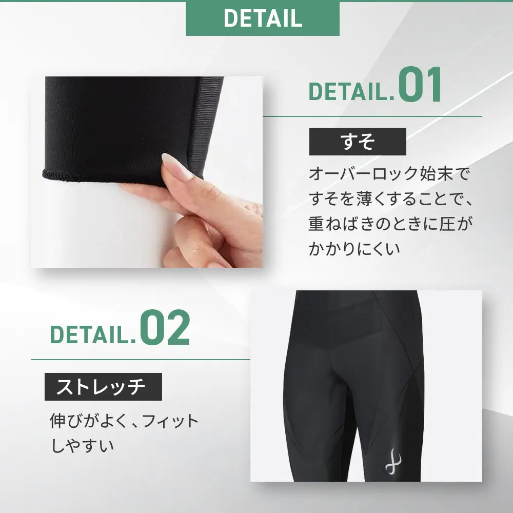 【ワコール】CW-X メンズスポーツタイツ EXPERT MODEL3.0＜Mサイズ＞ブラック｜京都 Wacoal スポーツタイツ サポート テーピング 疲労軽減