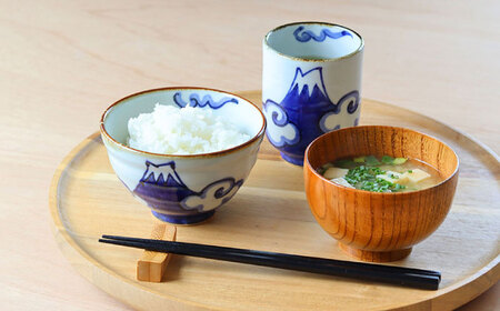 【波佐見焼】富士山 茶碗 ペアセット 食器 皿【翔芳窯】[FE271] 波佐見焼