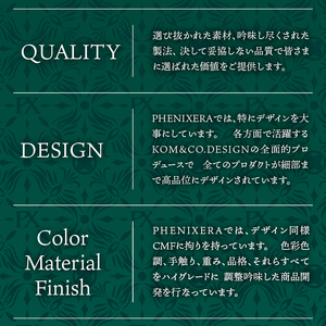PHENIXERA WALLET　翔舞　二つ折り財布　黒