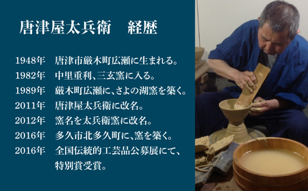 唐津焼】【1品限り・木箱付き】絵唐津松竹梅文12角向付 5客組 / 佐賀県