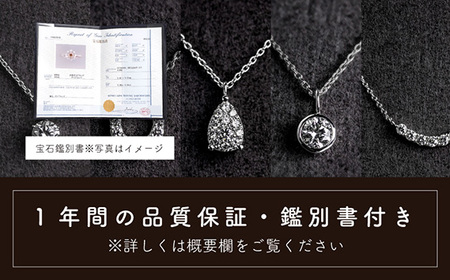ダイヤ ダイヤモンド ネックレス 0.30ct 鑑別書 保証書 ケース 付 ジュエリー アクセサリー ペンダント 宝石 プラチナ ギフト プレゼント 贈り物 記念日 お祝い 誕生日 人気 高級 山梨県 西桂町【n0481_liz_C】