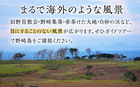 野崎島ガイドツアー 2名様 長崎県 五島列島  ガイドツアー 島旅 旅 世界遺産 2人 ペア [DAJ012]