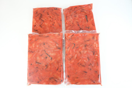 いか明太子 4kg(1kg×4p) 冷凍 [小野万 宮城県 気仙沼市 20564625]