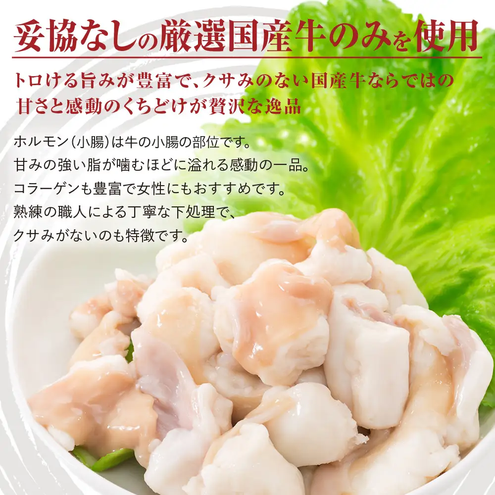 国産 極みのスタミナホルモン 小腸 タレ揉み 1kg ： ホルモン 国産ホルモン