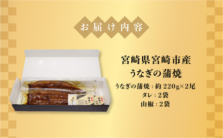 うなぎ 蒲焼 うなぎ[国産 2尾 440g]