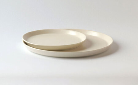 【波佐見焼】ベルシリーズ プレートS(15cm)/M(21cm) スープカップ 3点セット マットアイボリー 食器【康創窯】[LD11] 波佐見焼