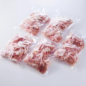【ふるさと納税】カット済み国産豚モモ切り落とし2.5kg（500g×5パック）