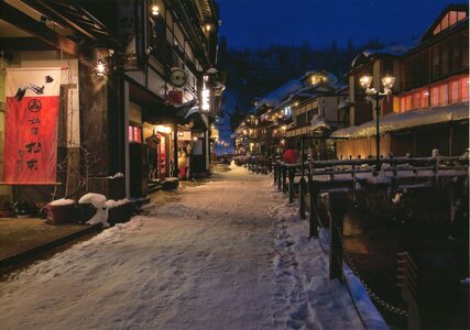 【銀山温泉 尾花沢市】JTBふるさと旅行券（紙券）450,000円分 （宿泊 選べるお宿 旅館 トラベル 観光 宿 東北 山形 山形県 尾花沢 銀山 温泉 大正浪漫 大正ロマン 宿泊予約 父の日 母の日 ギフト JDS02）