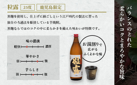 芋なのに飲みやすい? 限定焼酎＆枕崎の定番焼酎 3種セット 900ml×各1本 A6-167_酒・アルコール 芋焼酎 焼酎 _【配送不可地域：離島】【1466145】