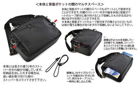 VanNuys 完全無欠のWファスナーサブバッグ／ワイド ウエストバッグ ウエストポーチ アウトドア ボディバッグ ヒップバッグ バンナイズ ファッション カバン ショルダーバッグ 