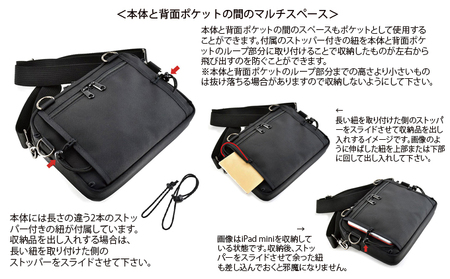 VanNuys 完全無欠のWファスナーサブバッグ／ナロー ウエストバッグ ウエストポーチ アウトドア ボディバッグ ヒップバッグ バンナイズ ファッション カバン ショルダーバッグ 