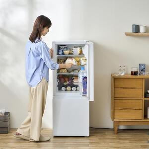冷凍冷蔵庫 アイリスオーヤマ 133L ホワイト IRSD-13A-W ｜ 冷蔵庫 新