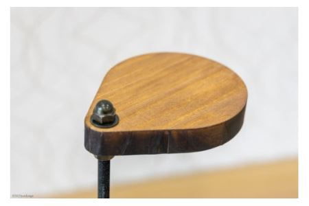 棚 小さなしずくの スタンド シェルフ (角) 底板直径13cm×H30cm [0962]