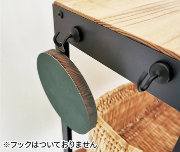 棚 MUKUとアイアンの ラック ライトブラウン 約W80cm×H100cm×D20cm [0932]