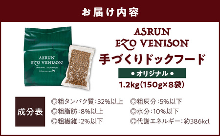 【 アスランエゾベニソン オリジナル 1.2kg（ ドッグフード ） 】 T012-001 ペット用品