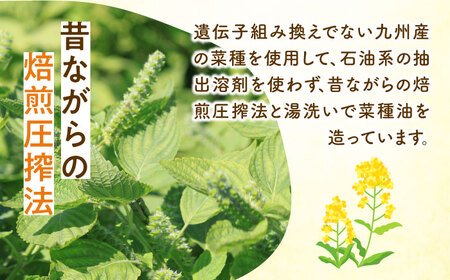 【全6回定期便】一番搾り 菜の花油 1本 + 菜の花 サラダ油 2本 [ABAQ053] 
