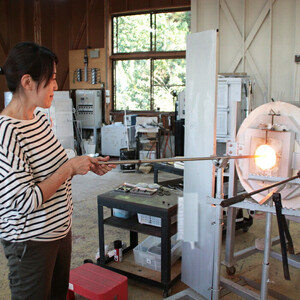 ガラス工房Izumo　吹きガラス体験