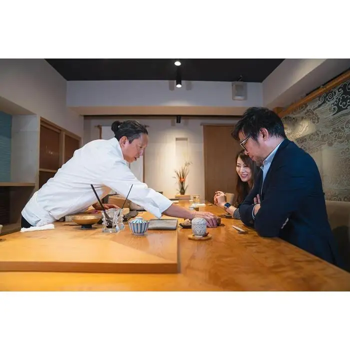 【ながり鮨錬Ren】神戸：≪ディナー≫厳選おまかせ　全23品ペアお食事券（ぐるなびセレクション）
