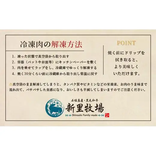 石垣島産 黒毛和牛 新里牛 職人手ごね生ハンバーグ (150g×6) 合計900g SZ-7