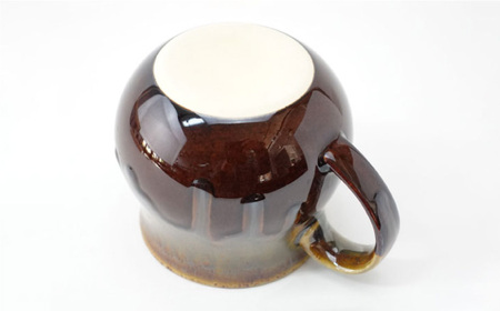 【波佐見焼】Folk Design 飴釉織部流し ペア アロママグ 食器【玉有】[IE40] 波佐見焼