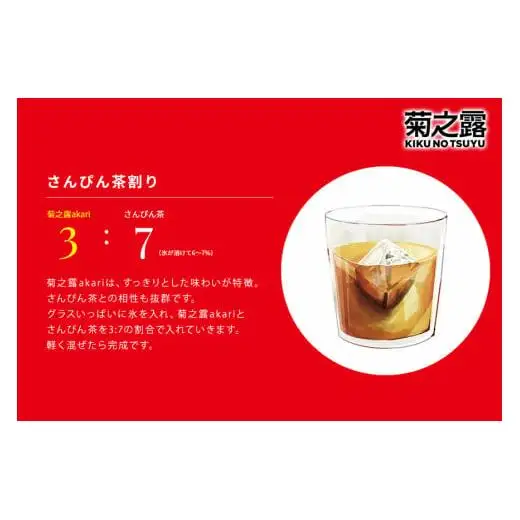 菊之露akari 紙パック 25度 1,800ml